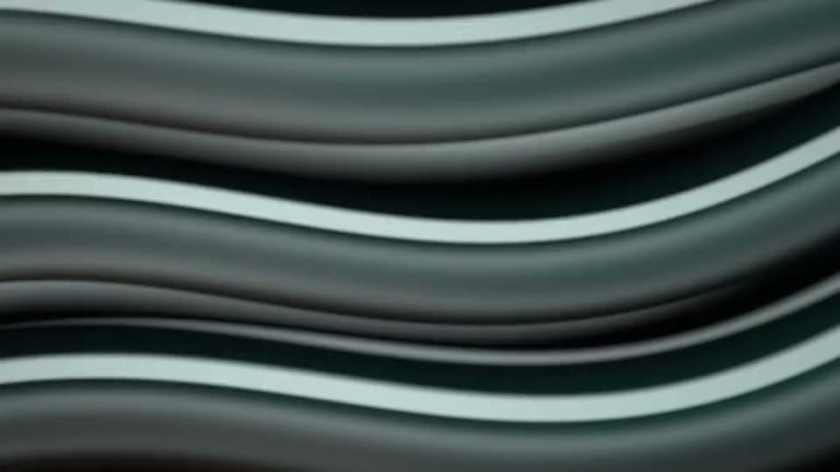 Dark Chrome Teal — Abstract wallpaper