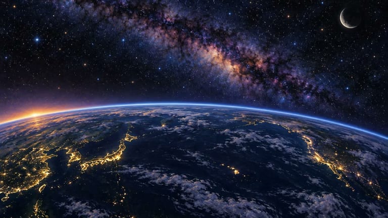 Earth from Orbit — Nature & Cozy wallpaper