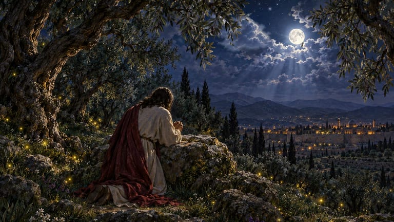Gethsemane Night — Biblical wallpaper
