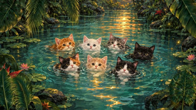 Jungle Pond — Nature & Cozy wallpaper